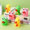 Stress Frog and Dinosaur Toys Tongue Sticking Out Novelty Relief Squeeze Toys Stress Screaming Party Frog Pop Up Toy for Gifts