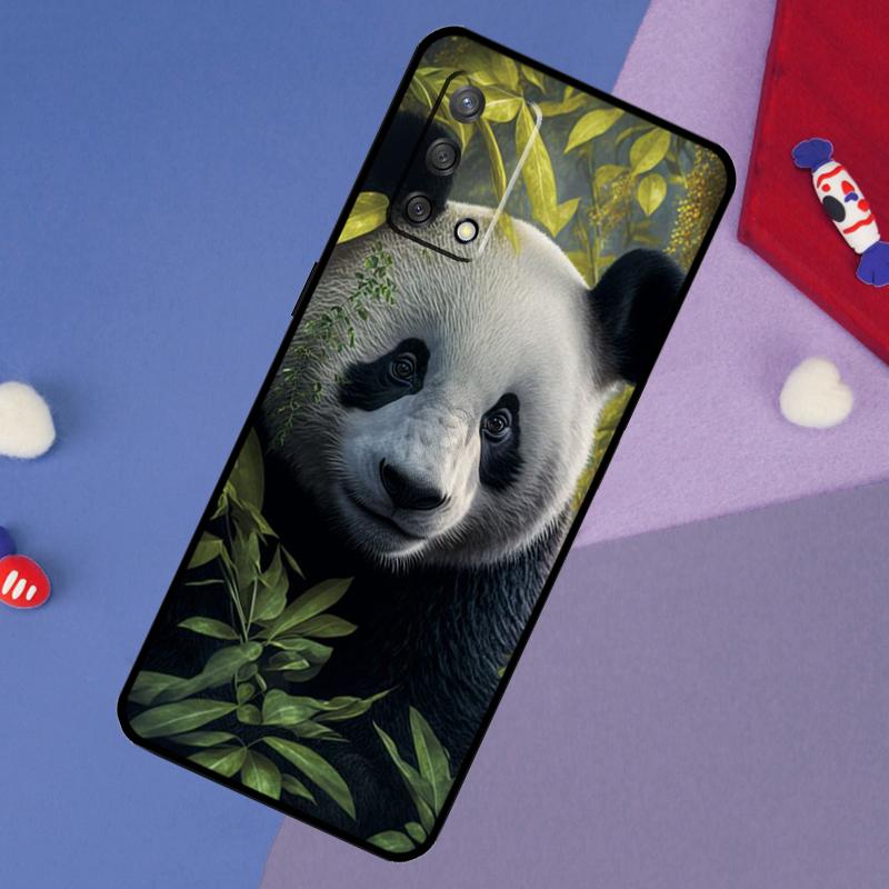 Panda Animal Cute Bear Case For Oppo A5 Pro A6 A57 A17 A78 A54 A74 A94 A76 A16 A96 A18 A40 A60 A80 A38 A58 A98 A15