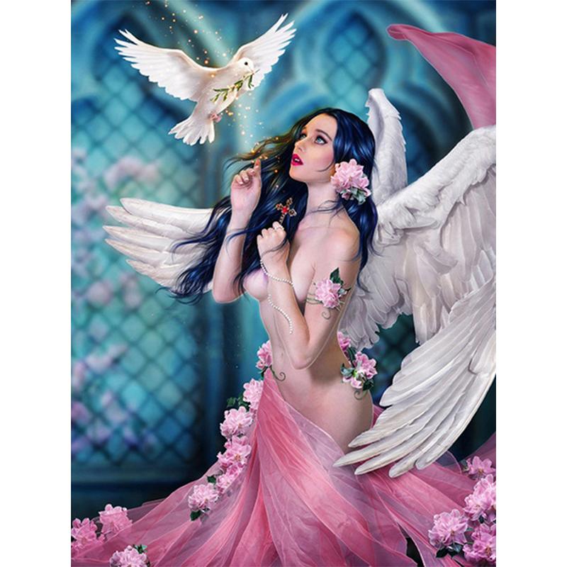 Angels And Demons Paint 5D Arts And Crafts For Adult Diamond Painting Art Full Kit Figure Abstract Jewel Cross Stitch