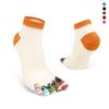 Breathable Tabi Toe Socks Funny Cat Pattern Seperated Toe Socks Athletic Ankle Socks  Casual Use