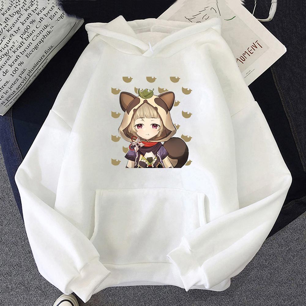 Kawaii Genshin Impact Hanoră Sayu Hanorac grafic Hanorac Wo Unisex Toamnă Iarnă Streetwear Pulover Unisex cu glugă cu mânecă lungă