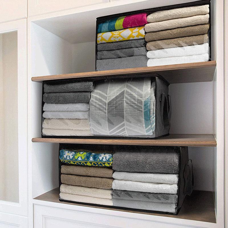 Oversized Comforter and Blanket Storage Bags – Clothing Storage Bags, Shoe Toy Storage Bags, Clear Travel Storage Boxes