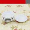 1:12 Doll House Mini Ceramic Dish White Mini Food Scene Model Doll House Accessories