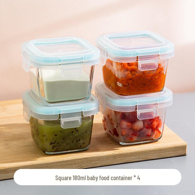 Glass Baby Food Storage Box
