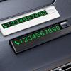 Elegant Vehicle Parking Lots Number Plate Display Holder for Quick Car Identification, Parking Spaces, Frequent Parkers
