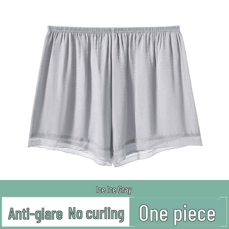 Women's Sheer Ice Silk Safety Shorts, Summer Lightweight No-Roll, Wear Inside or Out