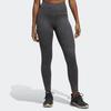 Adidas Solid Color High Waist Slim Fit Sports Pants Women Bottoms Gray HM4067