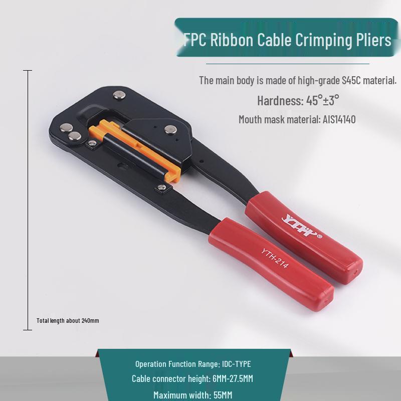 Crimping Tool SN-01BM/02/03/48B/06WF/28B for Spring Clip PH & XH2.54 DuPont Cold Crimp Terminals.