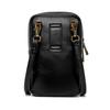 Womens Small PU Crossbody Bag With Skull Studs Phone Pocket Vertical Square Shape Daily Use