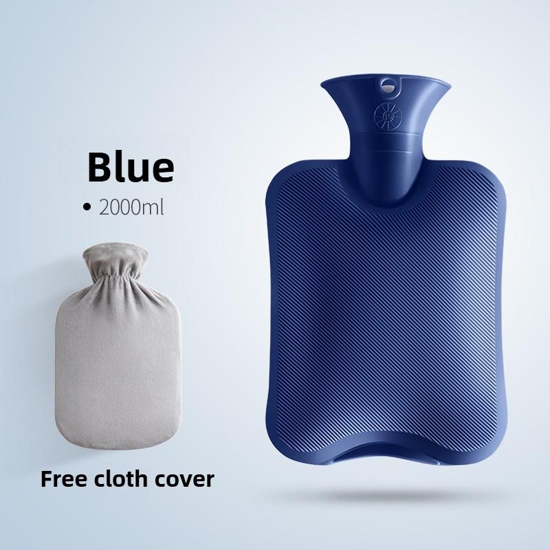 1000/2000Ml Hot Water Bottles Bag Water-filling Hot-water Bag for Female Warm Belly Hands and Feet Keep Warmer Christmas Gift