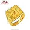 Gold-Plated Boutique Ring Rune Aggressive Brass Coin Wealth Adjustable Opening Ring Tiktok Supplier Batch