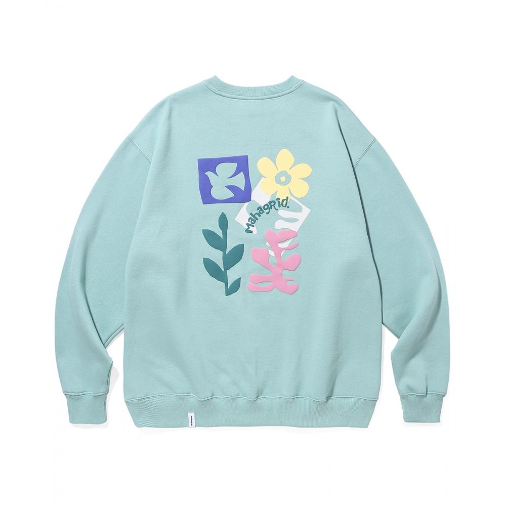 

СВИТШОТ MAHAGRID PAPER CUTTING MINTMG2CFMM451A