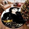 Michael Jackson Pattern Round Rug, Indoor/Outdoor Mat, for Picnic, Gameroom, Bedroom, Office, Living Room, Home Decor Carpet, Birthday Gift
