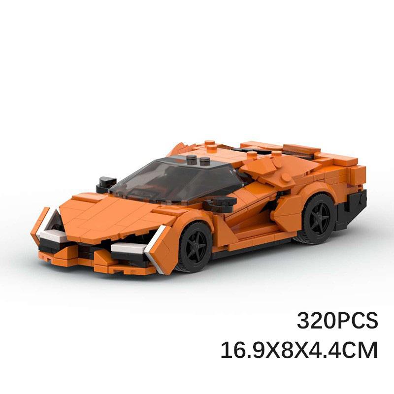 Sports Car Building Blocks Set DIY Assembly Racing Car Model Bricks Toys For Kids Adults Gift