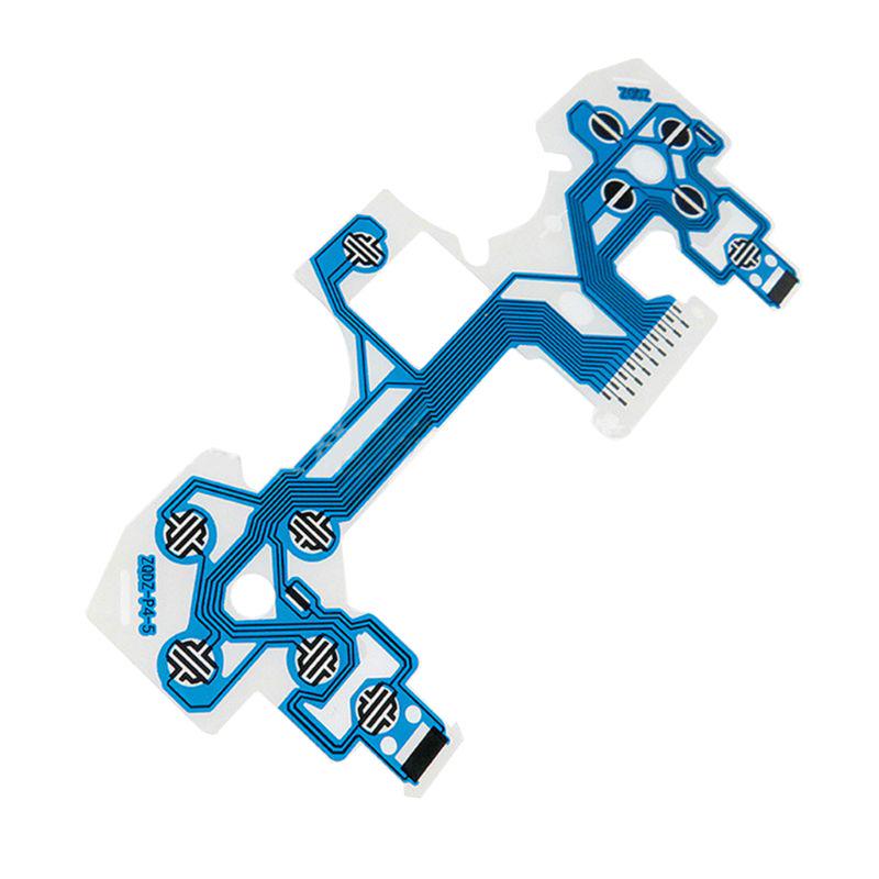 10 Pieces Conductive Film Controller Keyboard Flex Cable 030 040 050 Circuit Board Replacement Buttons Tape for
