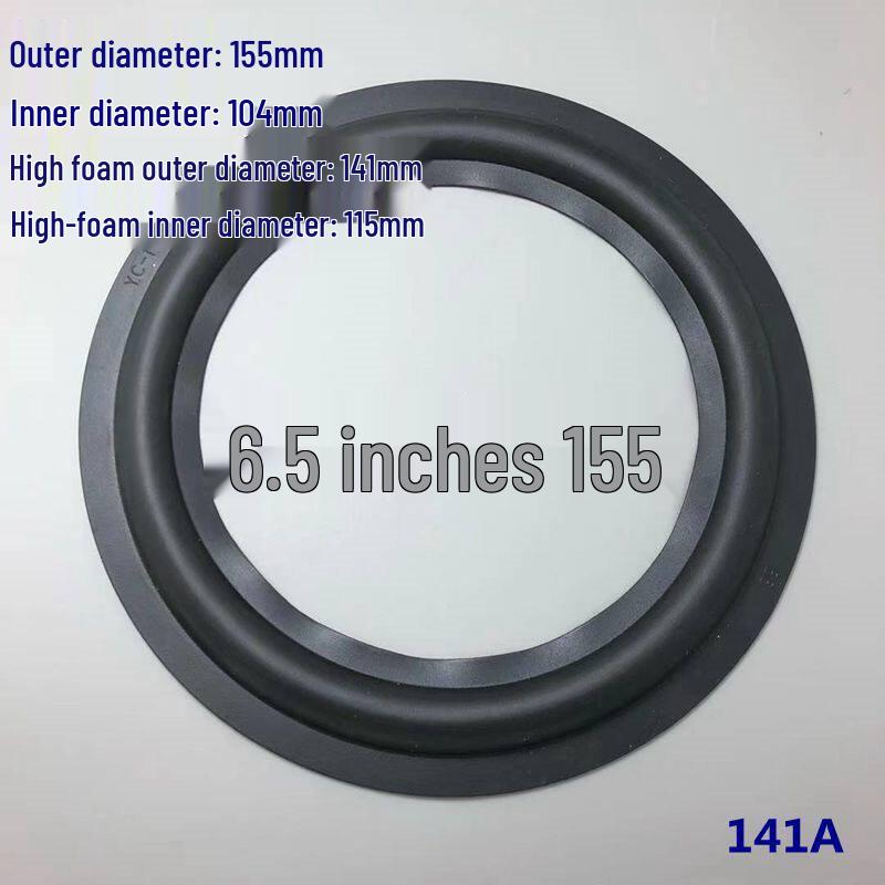 Rubber Edge Repair Ring for Speaker Horns - Available In Sizes 1.5 To 12 Inches