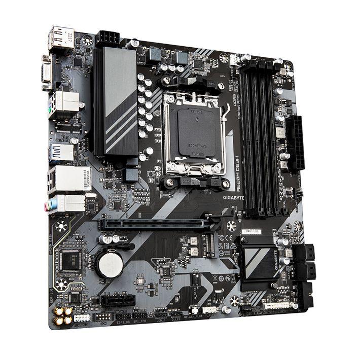 Mainboard - gigabyte - a620m ds3h - micro-atx-format - amd a620 chipsatz - ddr5 & pcie 4.0