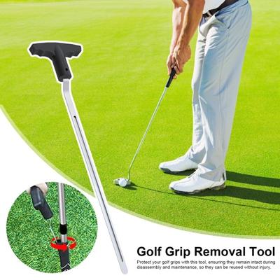 Golf Club Grip Removal Tool V-Groove Grip Remover Saver 15-inch Standard Length Swinging Grip Remover Gripping Tool Golf Accessories