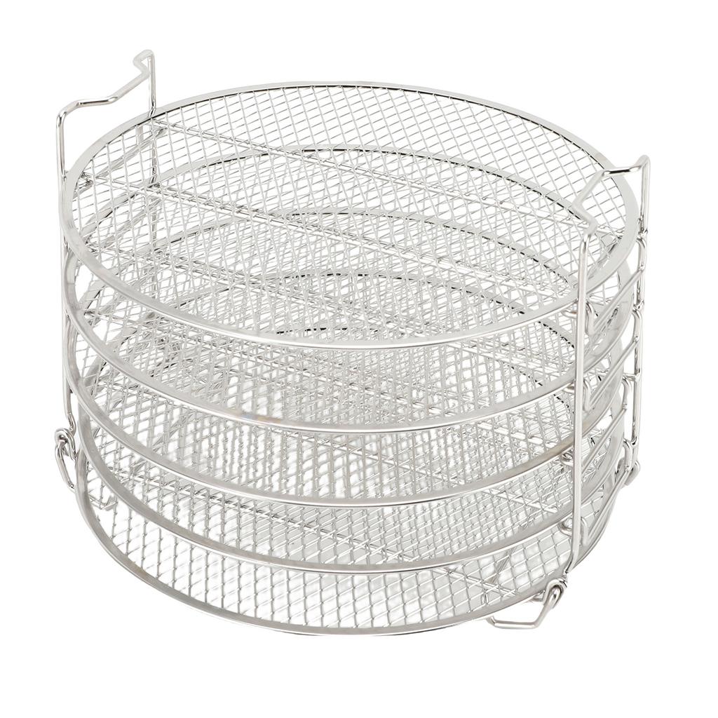 5 Layer Dehydrator Stand Fit for Foodi 6.5qt 8qt Stackable Stainless Steel Dehydrator Rack