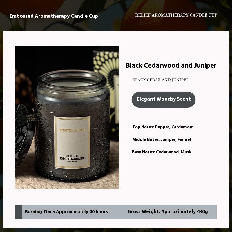 Embossed Scented Candles, Premium Gifts, Birthday Souvenirs, High-value Decorative Gift Ornaments
