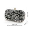 Glänzende Handgefertigte Partytasche Strahlende Blume Damen Kristall Perlen Clutch Abendtaschen Ausgeschnitten Hochzeit Schulterhandtasche Und Geldbörse