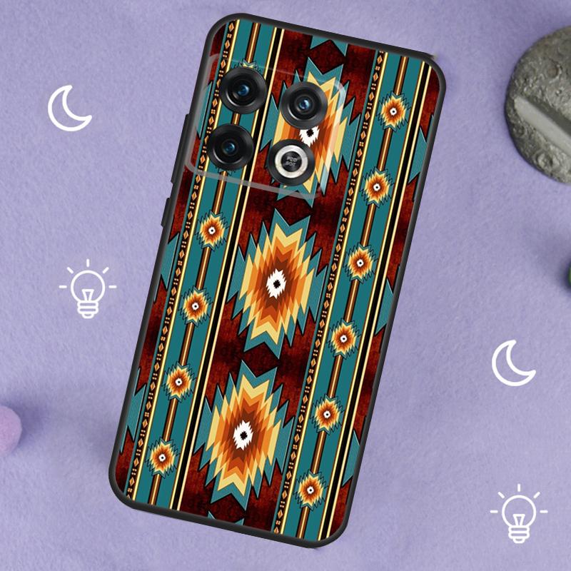 Tribal Ethnic Pattern For OnePlus 15 13 12 11 13R 12R 10R 13T 10T 8T Case For OnePlus Nord 5 CE 3 2 4 Lite N20 N30