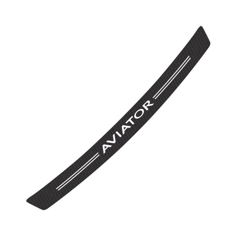 

Наклейка на автомобільний бампер з вуглецевого волокна Наклейка на багажник Автомобільні аксесуари для Lin.coln AVIA.TOR Continental Navigator MKZ MKT MKC MKS MKX For AVIATOR білий