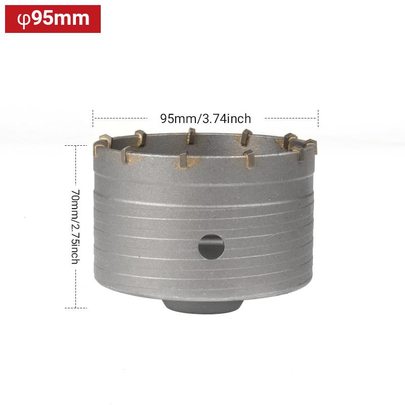 Wall Hole Opener Air Conditioning Pipe Impact Electric Hammer Drill Drill Drill Tool Brick Wall through Wall Dry Drilling Reamin