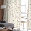 Rural Retro Rose Flowers Sheer Curtains for Kids Bedroom Living Room Voile Window Curtains Tulle Drapes