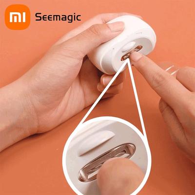 Seemagic elektrischer automatischer Nagelknipser mit Lichtschneider, Nagelschneider, Maniküre für Babys, Erwachsenenpflege, Schere, Körperwerkzeuge