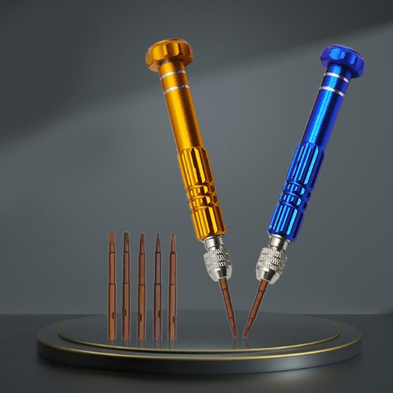 5 in 1 Screwdriver Disassembly Set Suitable for Computer Glasses Clock Maintenance Household Electronics and Home Repair
