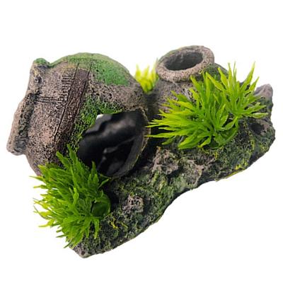 Aquariums Handicraft Artificial Broken Crock Breeding Crafts Decoration FishTank Landscape Supplies Aestheti Displays