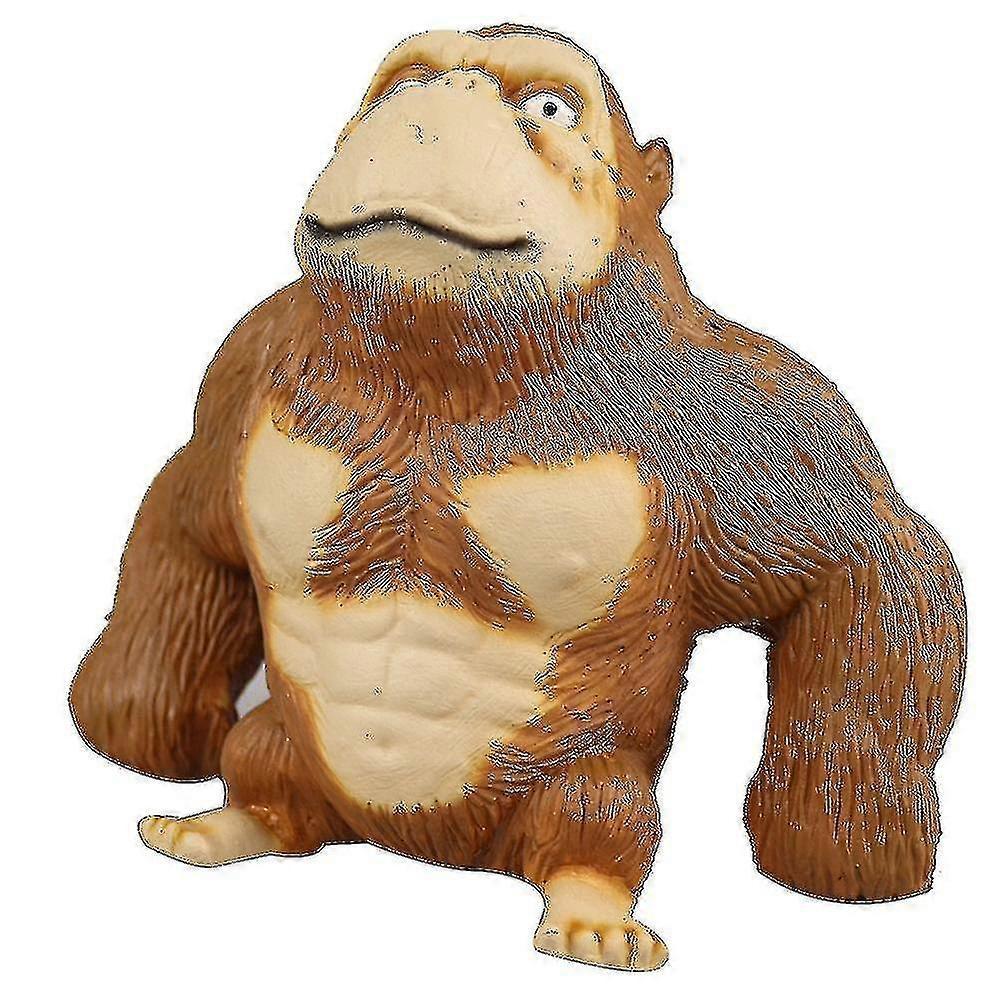 Neues Latex-Gorilla-Puppe Spielzeug, Orang-Utan Tier Stressabbau Spielzeug für Erwachsene und Kinder