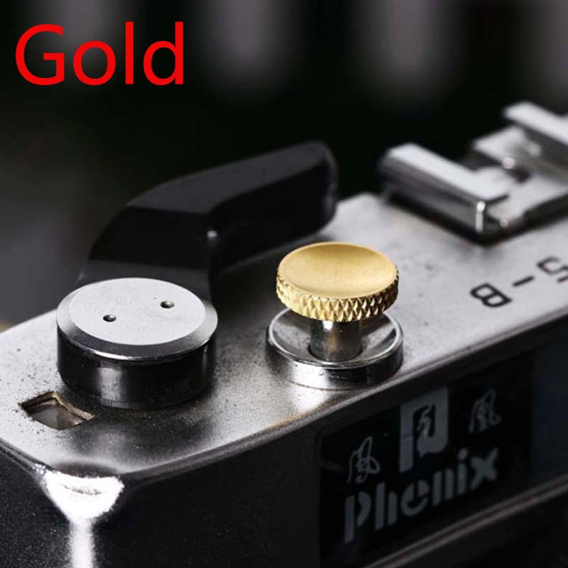 Gold Silver Black Red Metal Camera Shutter Release Button pure copper for Fujifilm XT3 XT30 XT20 Leica M series micro SLR camera