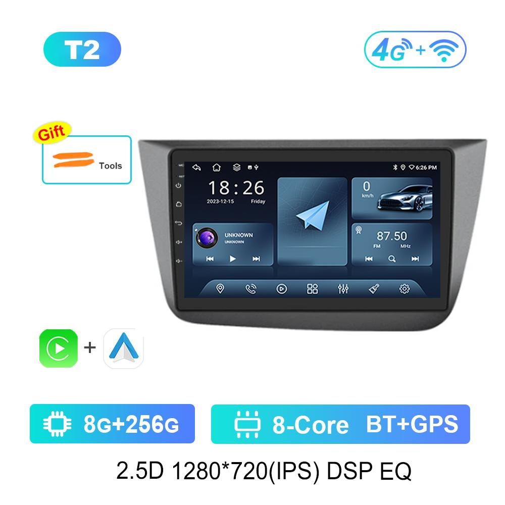 Android Intelligent System Navigation GPS for Seat Altea 2004 - 2015 Car Radio Multimedia Player 4G Head Unit WiFi IPS Screen