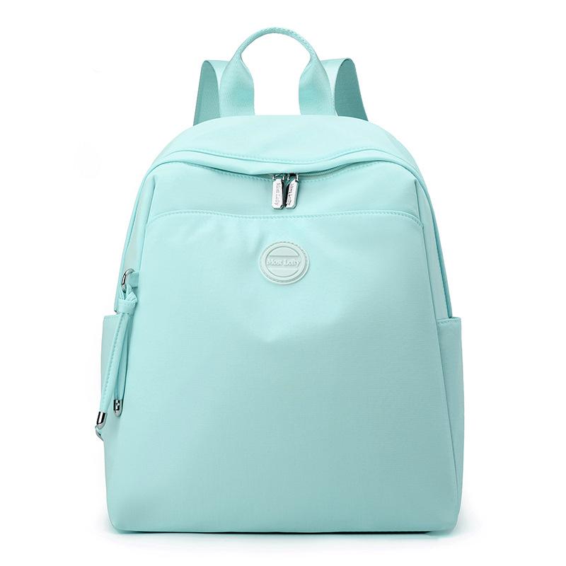 Schoolbag New Backpack Women's Oxford Cloth Anti-splashing Travel Backpack Premium Sense Large Capacity Fashion Lightweight Commuter Backpack