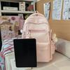 Women's Backpack Campus Large Capacity Backpack Student Schoolbag with Coin Purse