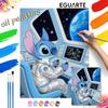 Digital Oil Painting Art Kit Space Stitch Astronaut Hand Filled Home Decor