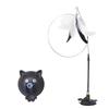 Cat Teaser Wand with Detachable Feather & Bell, Strong Suction Cup for Self-Play