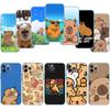 Cartoon  Capybara Case for Motorola G10 G20 G04 E30 E40 E22 E20 E13 E15 G22 G23 G05 G75 G35 G55 E22S E7 G6 G7 G8 G9 Plus Power Play