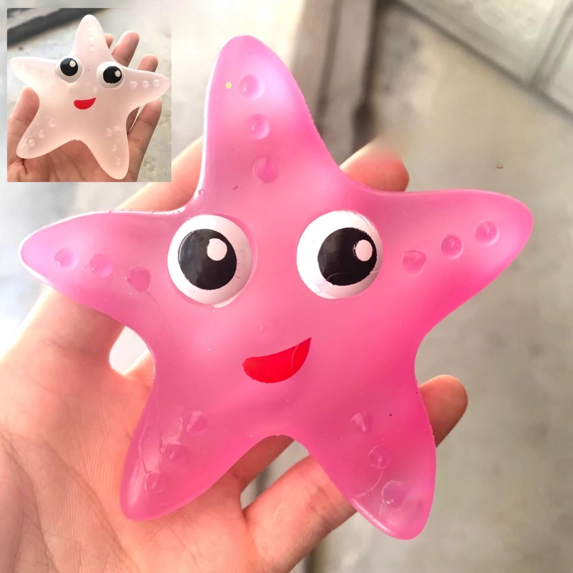 

Maltose Cute Change Color Starfish Squeeze Toy Anti Stress Vent Ball Slow Rebound Relieves Stress Toys Adult Gift