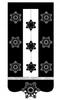 R7 Panel CHRISTMAS SCREEN Modern SNOWFLAKES Curtain Glamorous 60x130