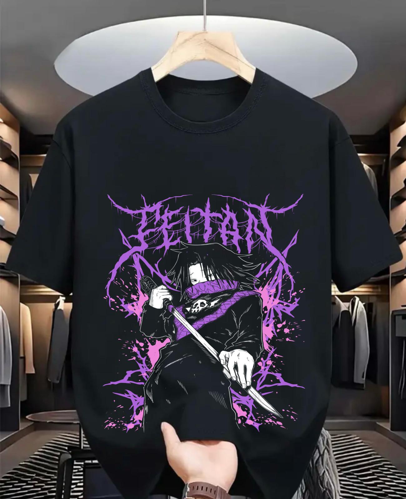 

Feitan T-Shirt Mens Womens Tees Top Hypland Hunter X Hunter Girt Portor Graphic Horror Anime Shirt XL