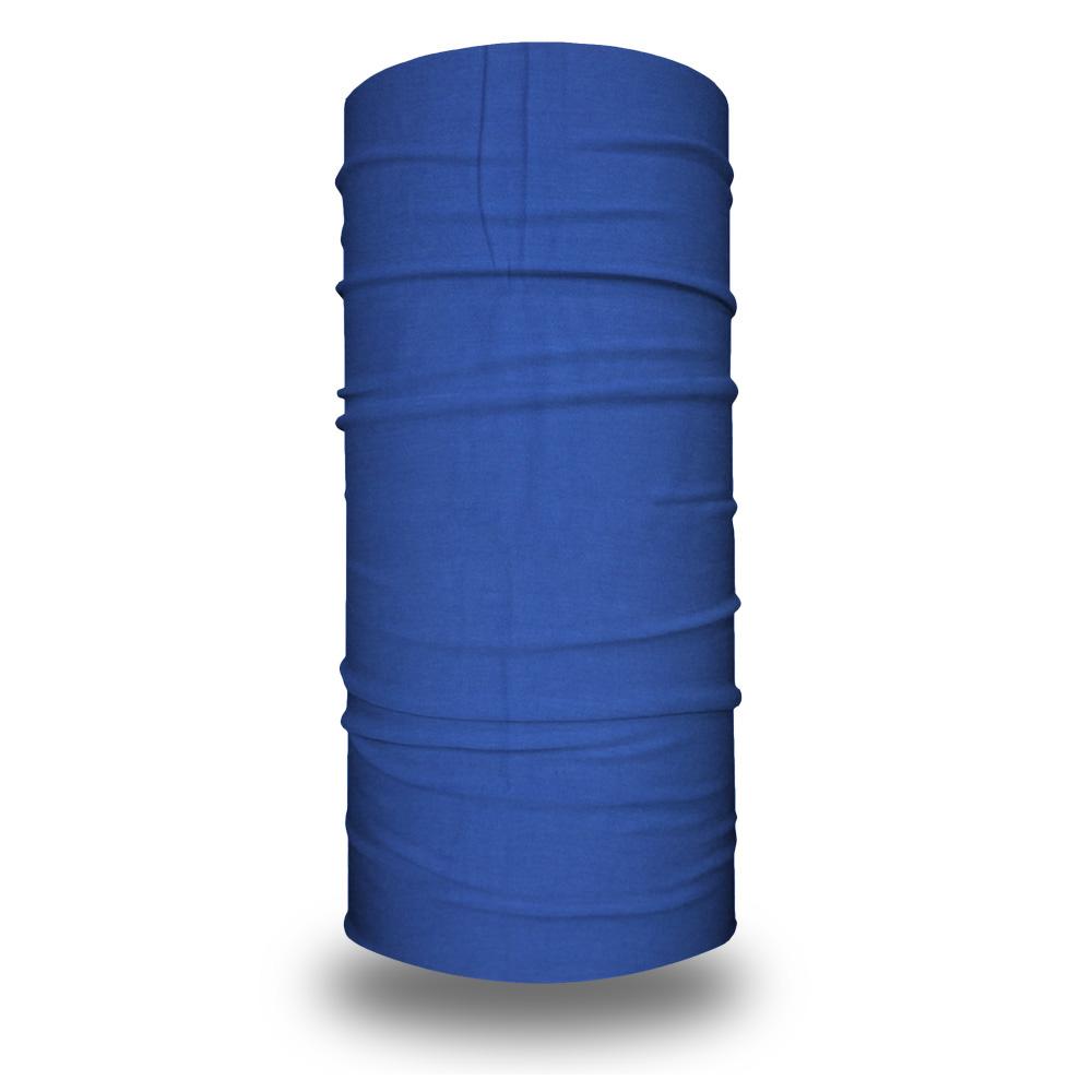 Färbender Halswärmer für Herren und Damen, einfarbiges Bandana, multifunktionales Kopftuch, winddichte Gesichtsmaske, nahtloser Schlauchschal, wärmender Snood blue