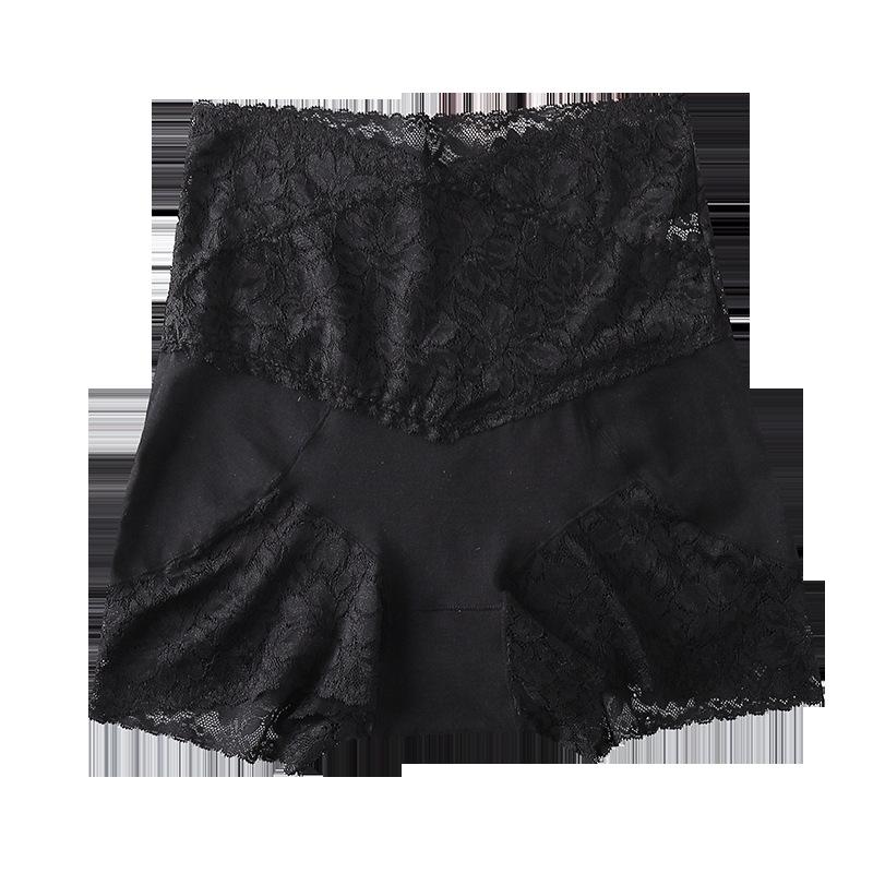 Women's Multi-Size Anti-Exposure Safety Pants: High-Waist Belly-Control Lace Cotton Leggings