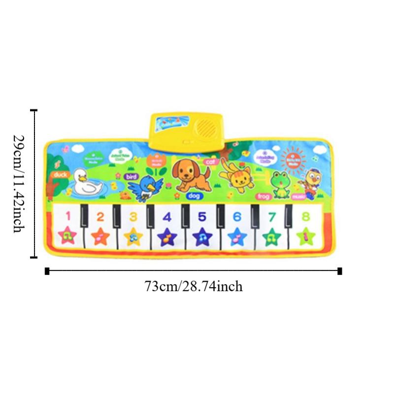 Early Education Floor Keyboard Dance Mat Multifunctional Electronic Musical Toys  Girls/Boys