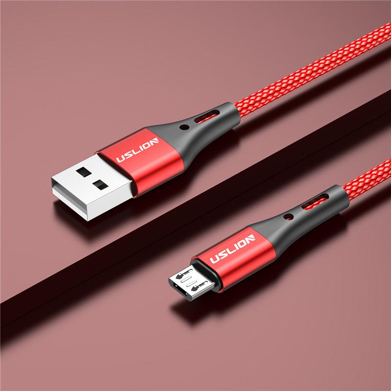 

1 шт. Мини-USB-кабель для быстрой зарядки, USB-кабель для передачи данных для телефонов Android, 1 м 1M красный