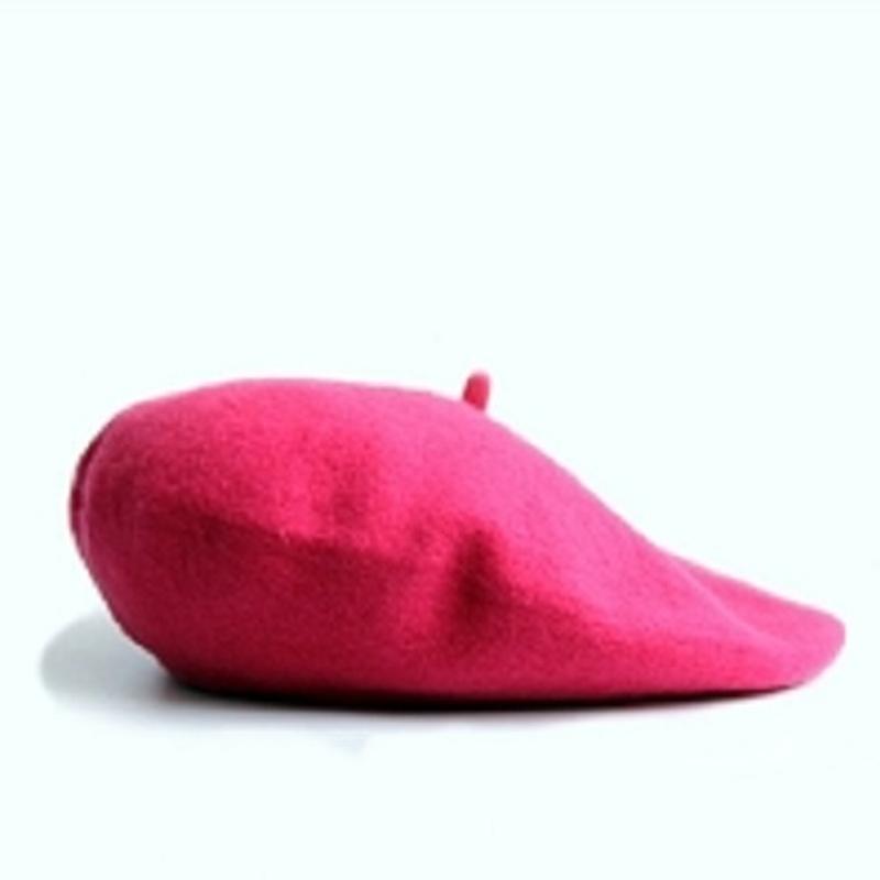 Women's Berets Imitation Cashmere Woolen Autumn and Winter Japanese Painter Hats Fashionable Temperament Solid Color Casual Hat