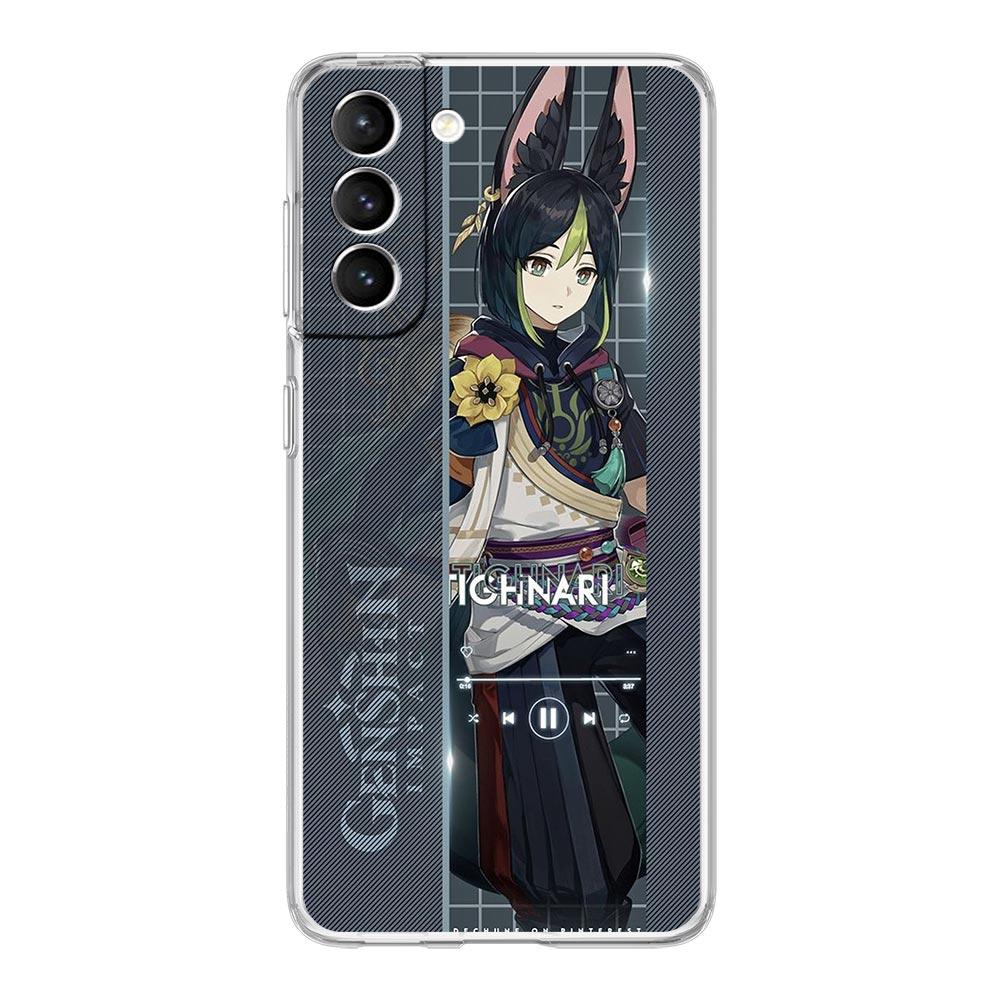 

Game Genshin Impact Tighnari Clear Phone Case For Samsung Galaxy S23 S22 5G S20 Ultra S21 FE 5G S10E S9 S8 S10 Plus Soft Cover Samsung S9 Plus