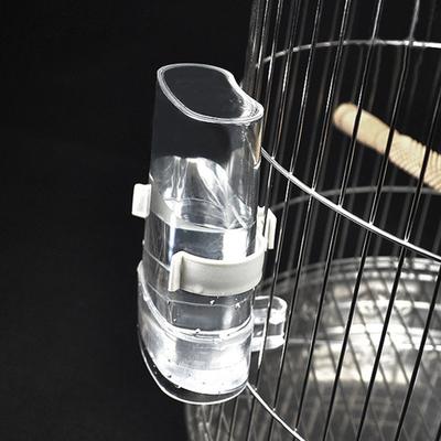 200mll Pet Bird Parrot Drinker Waterer Feeder Food Clip To Aviary